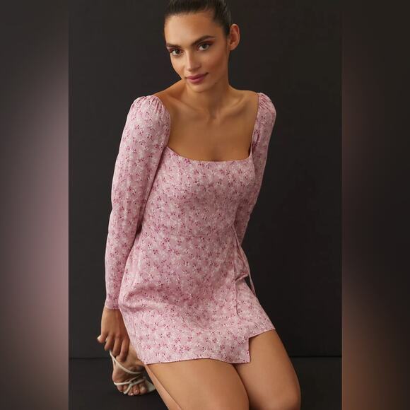 NWT Reformation Rosalie Dress Cherry Blossom 6 - Picture 3 of 8